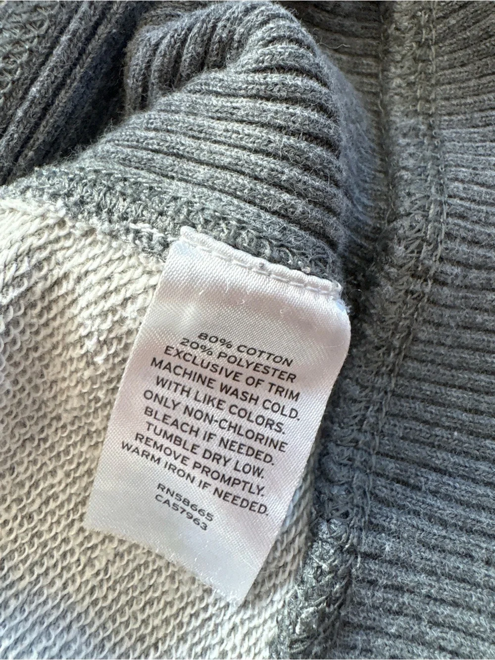 Tucker + Tate Gray Pullover Hoodie XL 14/16 Cotton Kangaroo Pocket